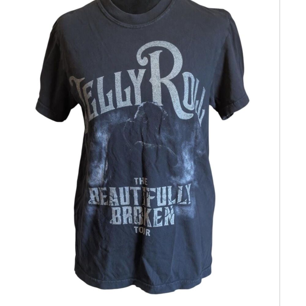 Jelly Roll The Beautifully Broken Tour 2024 Graphic T-Shirt, Size Small